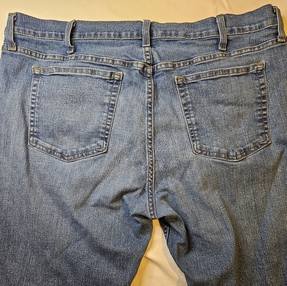 Mens Blue Jeans 40x30 Athletic Fit - Picture 4 of 6